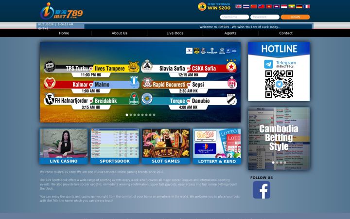 Screenshot of myibet.net
