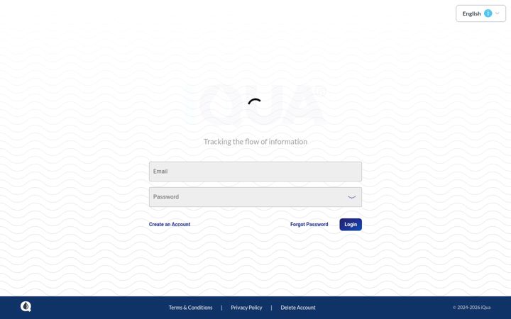 Screenshot of myiquaapp.com