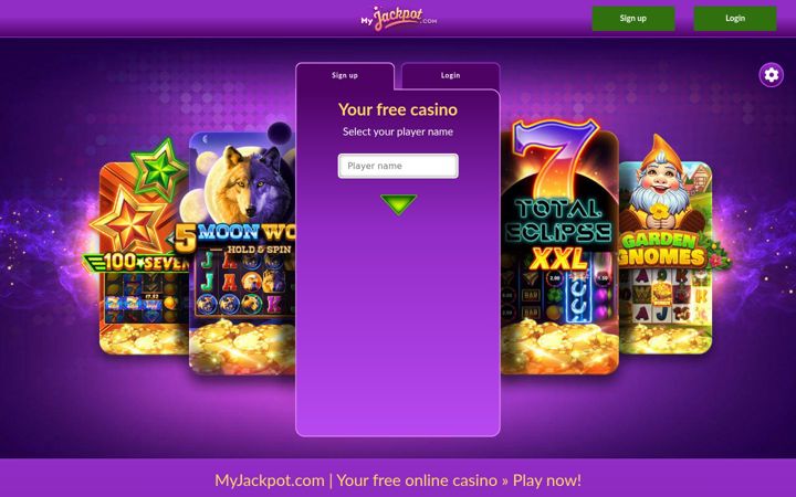 Screenshot of myjackpot.com