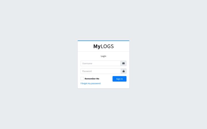Captură de ecran a mylogseld.com