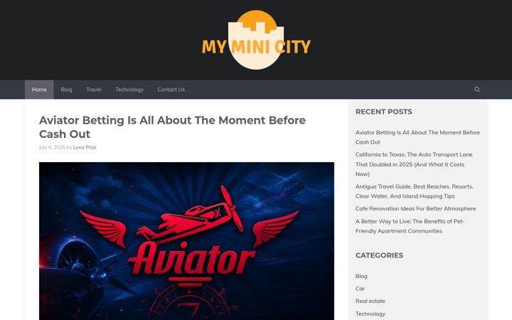 Screenshot of myminicity.com
