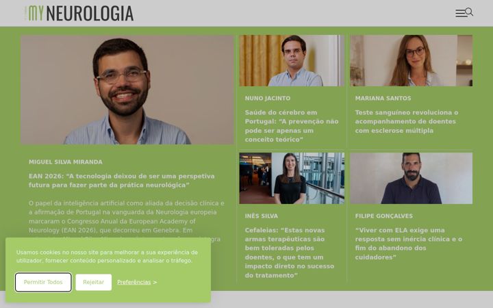 Screenshot of myneurologia.pt