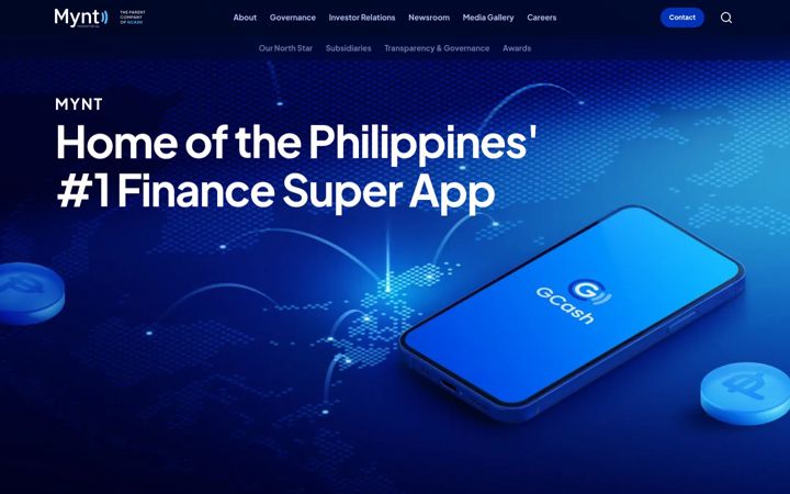 Screenshot of mynt.com.ph