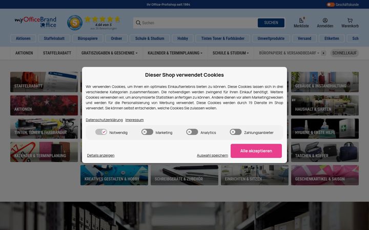 Screenshot of myofficebrand.com