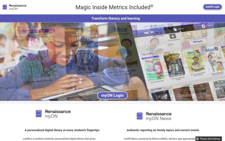 Screenshot di myon.com