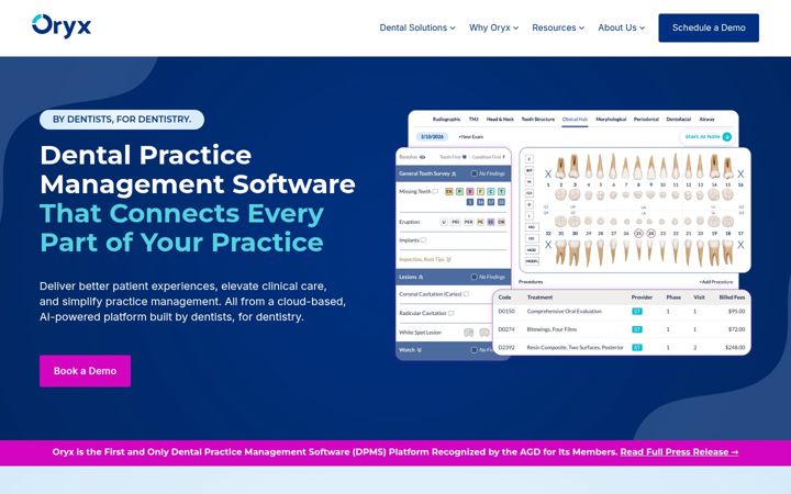 Screenshot of myoryx.com