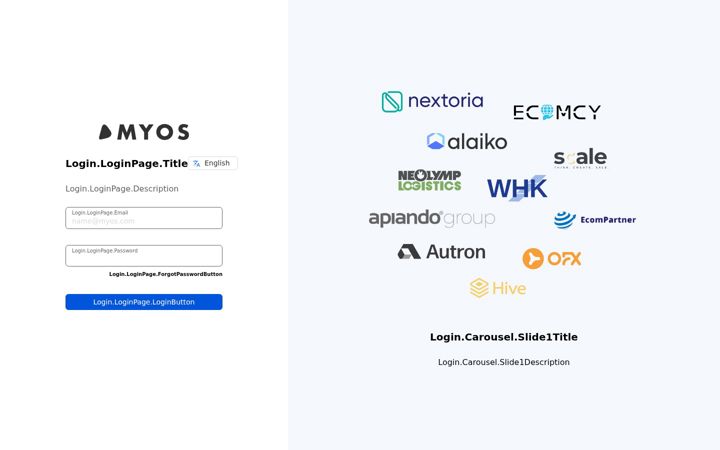 Screenshot of myos.com