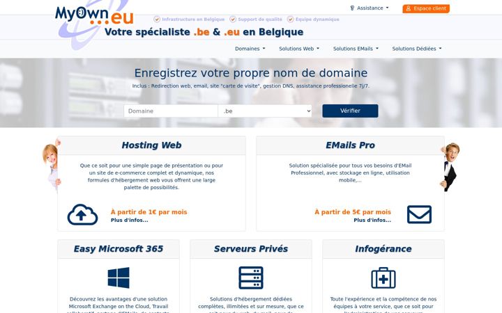 Screenshot of myown.be