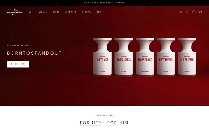 Screenshot of myperfumeshop.ae