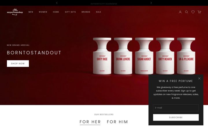 Screenshot of myperfumeshop.com