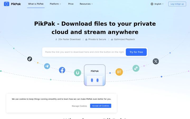 Snimka zaslona za mypikpak.com