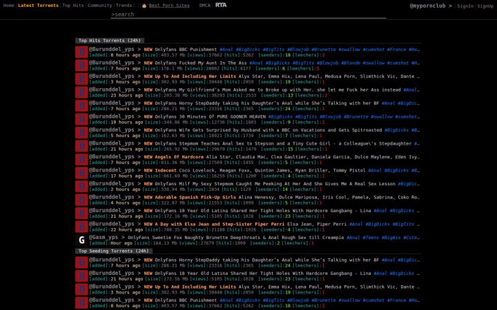 Screenshot of myporn.club