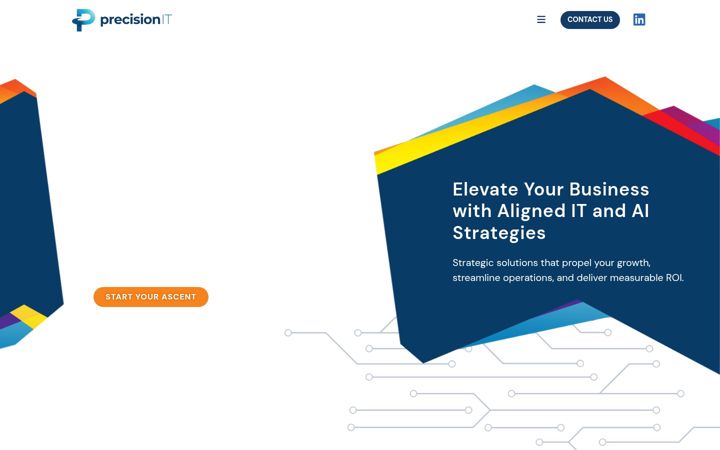 Screenshot of myprecisionit.com