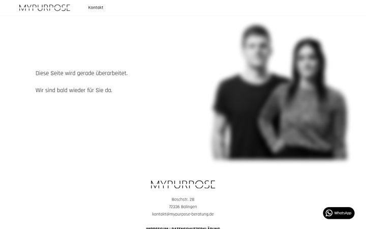 Screenshot of mypurpose-beratung.de