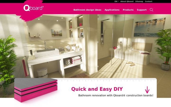 Screenshot of myqboard.com