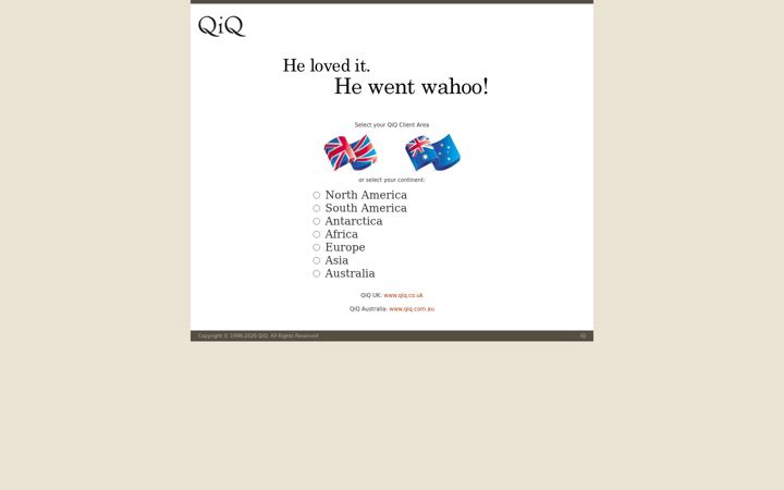 Screenshot of myqiq.info