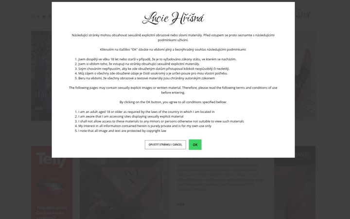 Screenshot of mysecretpassionlife.com