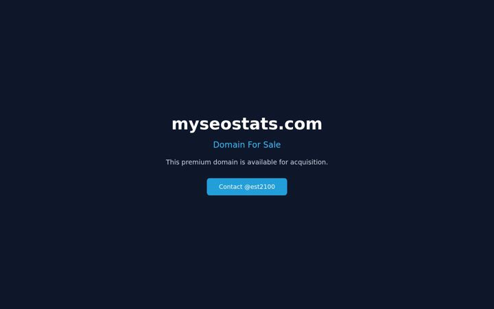 Screenshot of myseostats.com