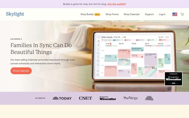 Screenshot of myskylight.com