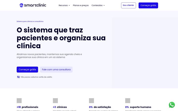 Screenshot von mysmartclinic.com.br