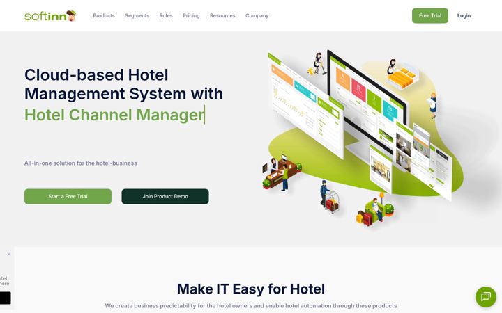 Screenshot of mysoftinn.com