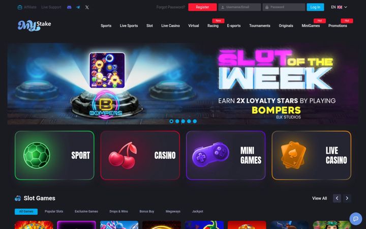 Screenshot of mystake3.com
