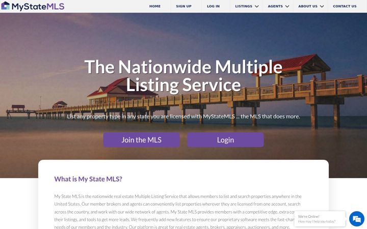 Screenshot of mystatemls.com