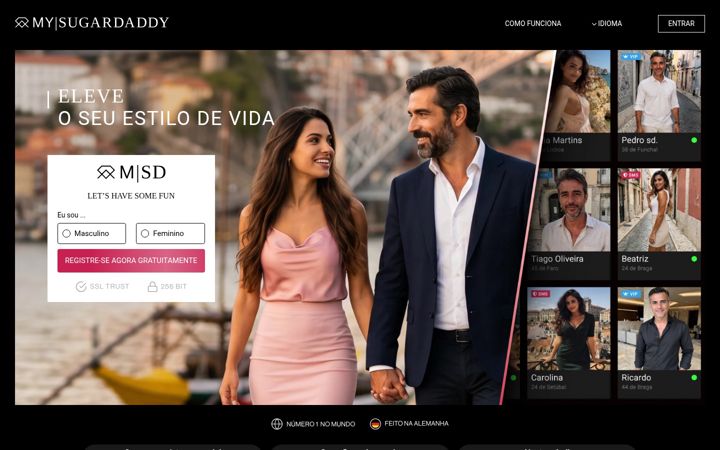 Screenshot of mysugardaddy.pt