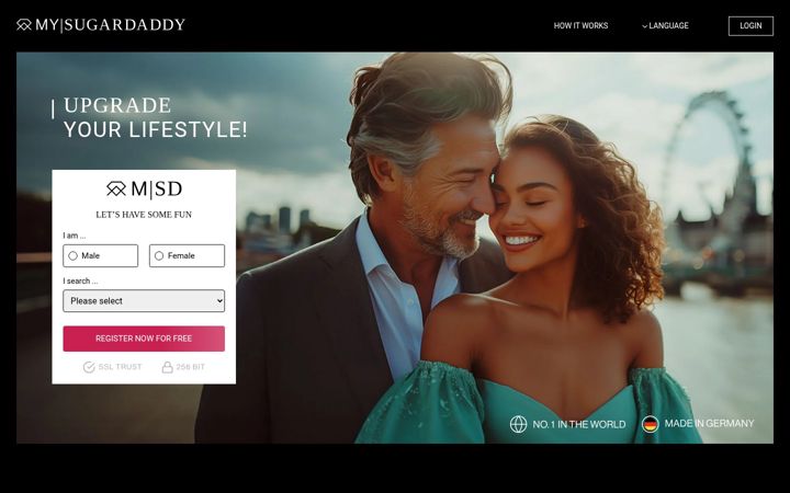Screenshot di mysugardaddy.uk