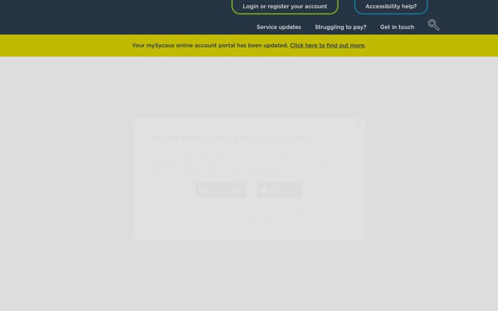 Screenshot of mysycous.com