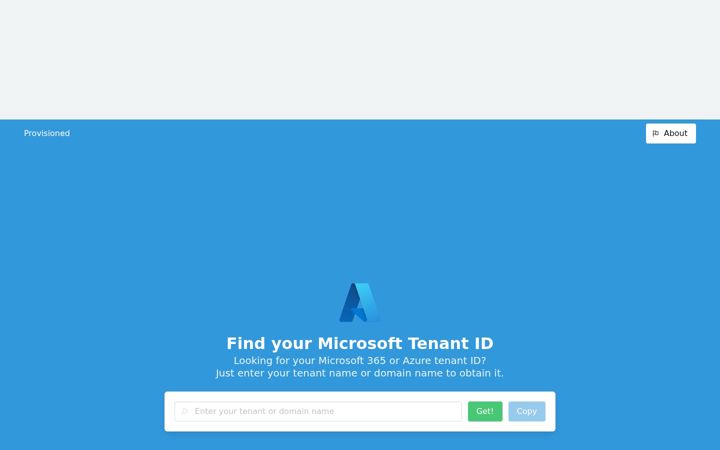 Screenshot of mytenant.id