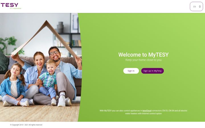 Screenshot of mytesy.com