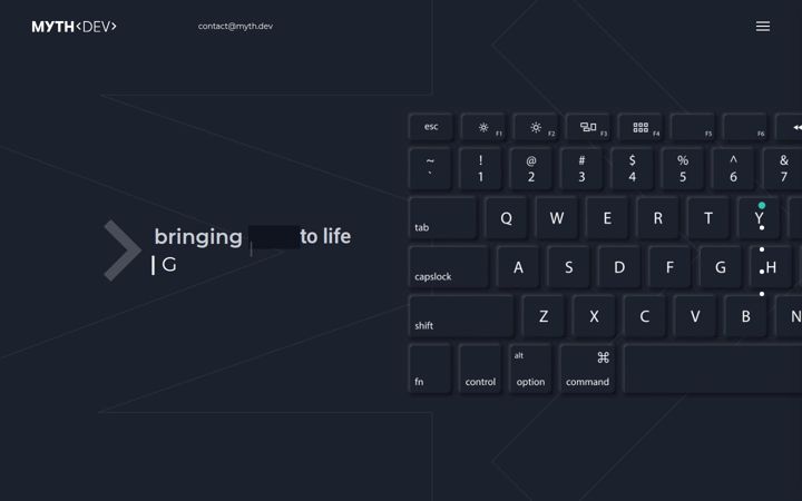 Screenshot of myth.dev