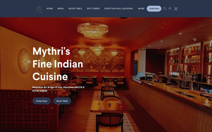Screenshot of mythri.co.uk