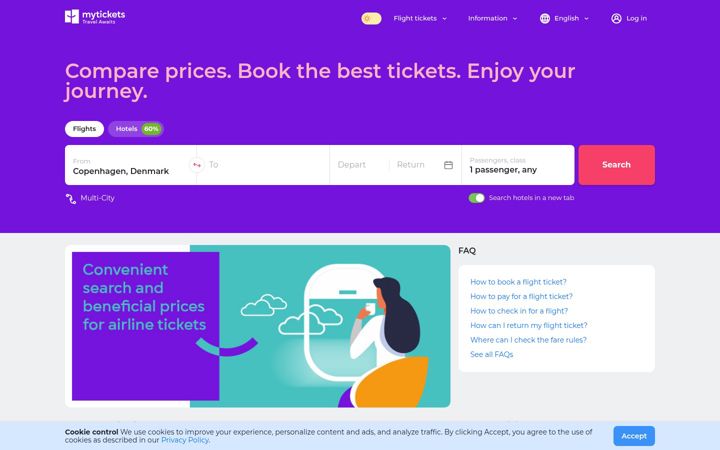 Screenshot of mytickets.ae