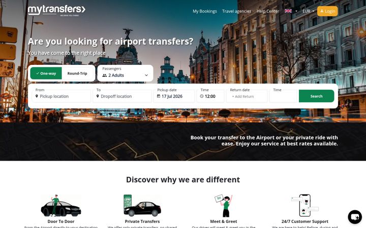 Ekrānuzņēmums no mytransfers.com