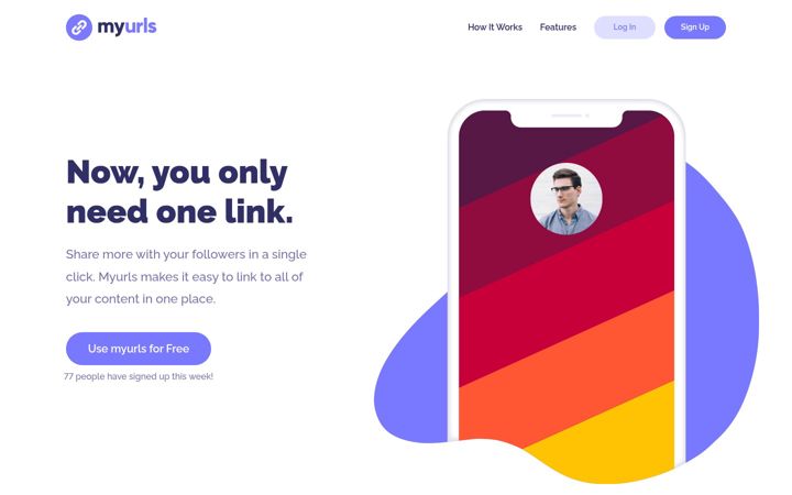 Screenshot di myurls.co