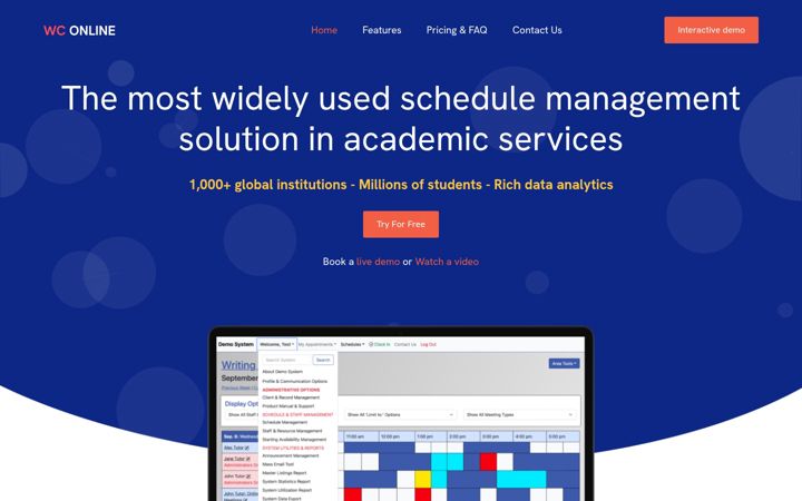 Screenshot of mywconline.com