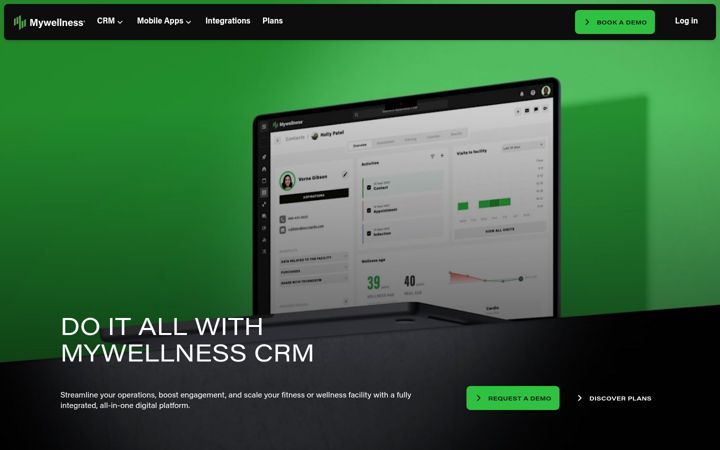 Posnetek zaslona mywellness.com