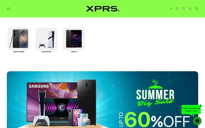 Screenshot of myxprs.com