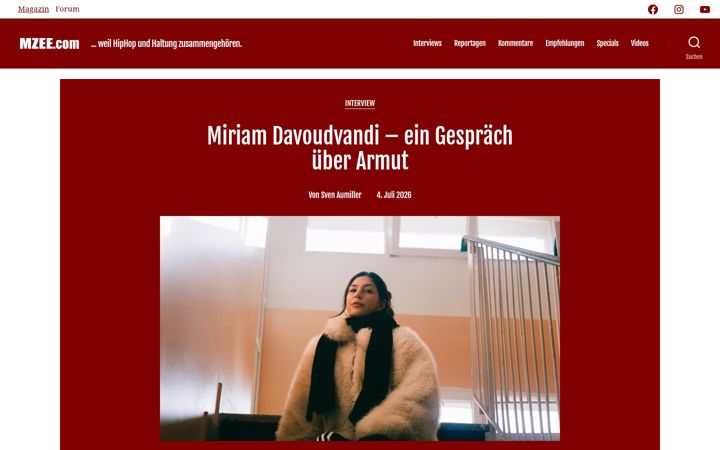 Screenshot of mzee.com