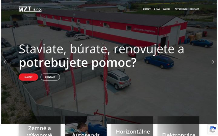 Screenshot von mzt.sk