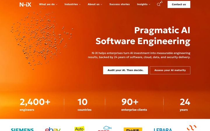 Screenshot of n-ix.com