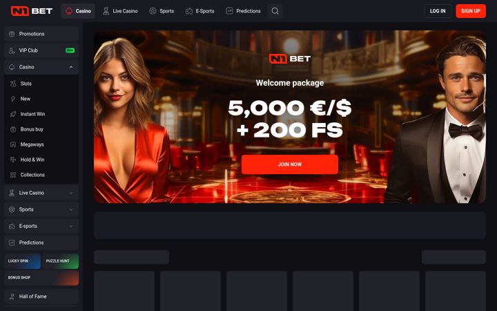 Screenshot of n1bet.com
