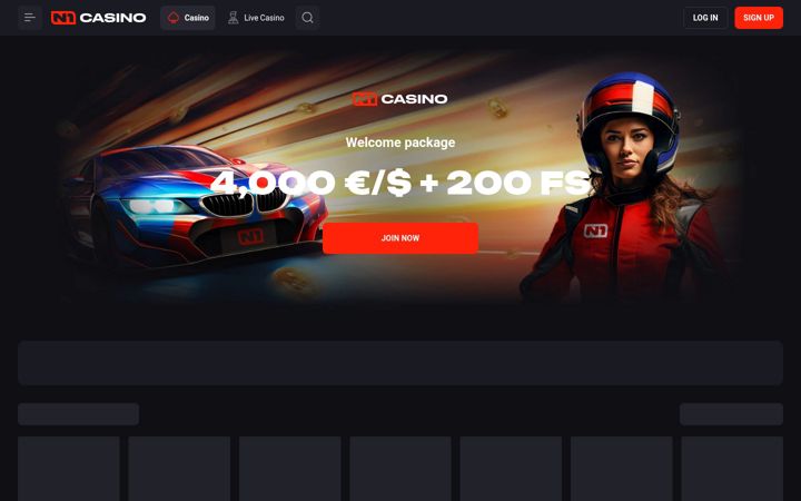 Screenshot of n1casino.com