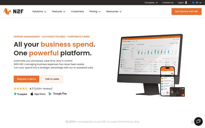 Screenshot of n2f.com