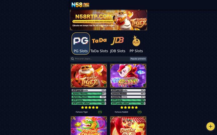 Screenshot of n58rtp.com