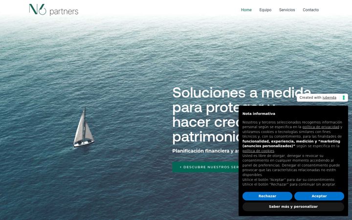Screenshot ta' n6partners.com