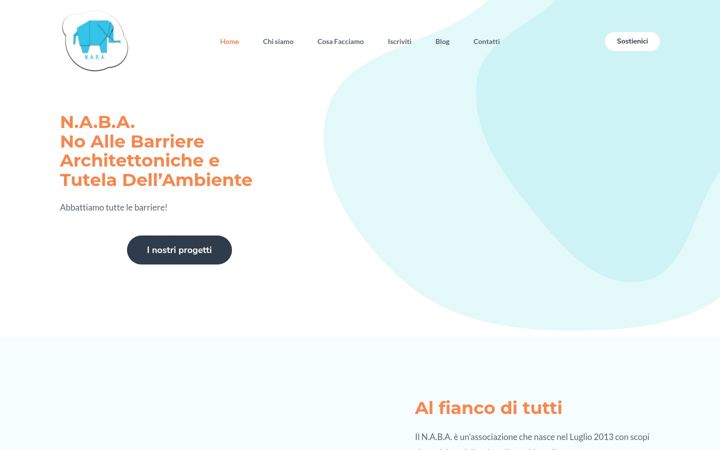 Screenshot of nabanobarriere.it