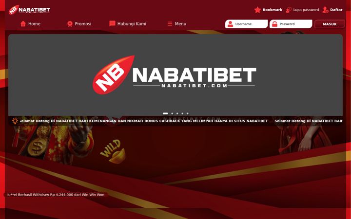Screenshot of nabatibet2026.com